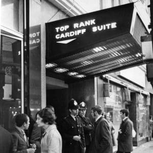Image of the Top Rank Suite in Cardiff in the 1960s