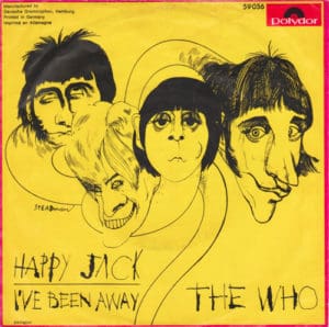 Happy Jack picture sleeve from Germany