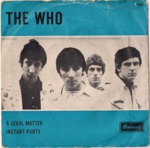 The Who's "A Legal Matter" single from the Netherlands