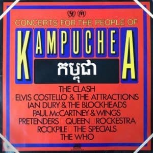 Cover of the "Concerts For The People Of Kampuchea" album