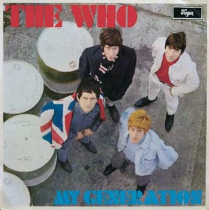 Cover of "My Generation" issued by Virgin in 1980