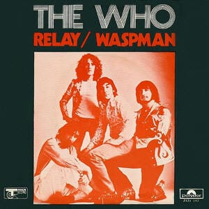 Cover of Dutch picture sleeve for Relay backed with Waspman