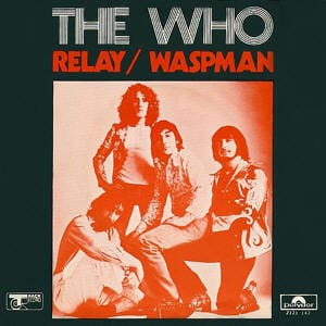 Cover of Dutch picture sleeve for Relay backed with Waspman