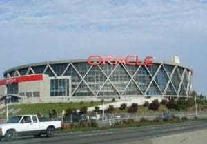 Photo of the Oracle Arena in Oakland California